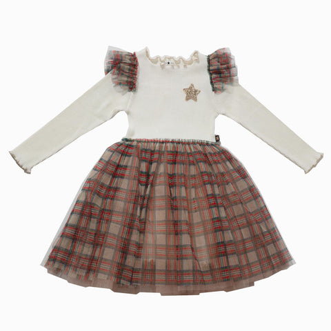 Checker Frill Tutu Dress