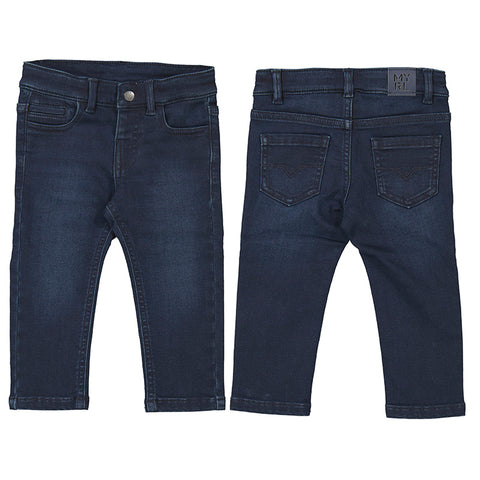 Blue/Black Soft Denim Jeans