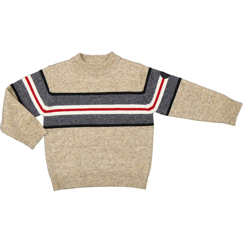 Almond Stripe Sweater