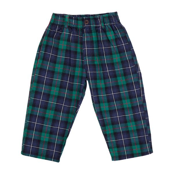 Boys Jackson Pant - Green Tartan