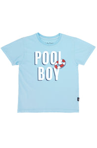 POOL BOY T CRYSTAL BLUE