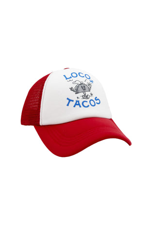 TRUCKER HAT RED / WHITE