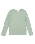 BROOKLIN L/S RIB TOP SEAFOAM